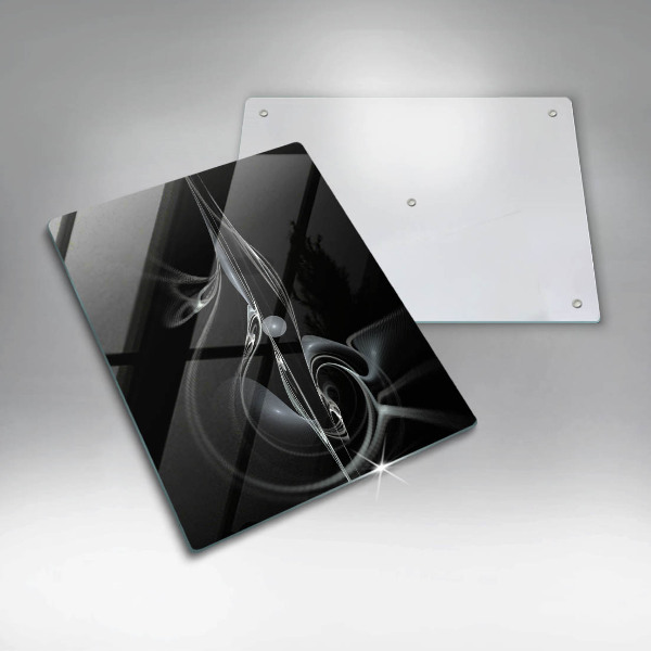 Glass worktop saver Modern abstraction