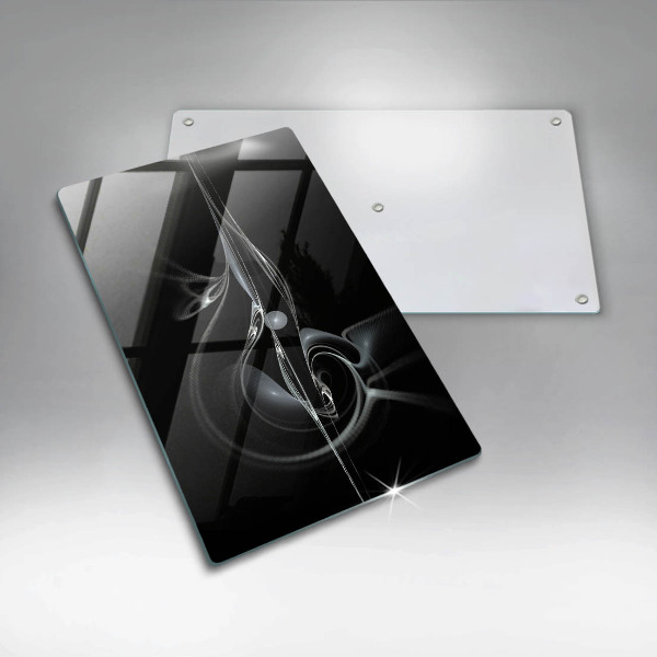 Glass worktop saver Modern abstraction