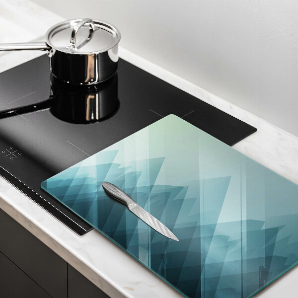 Glass worktop saver Abstract mountains