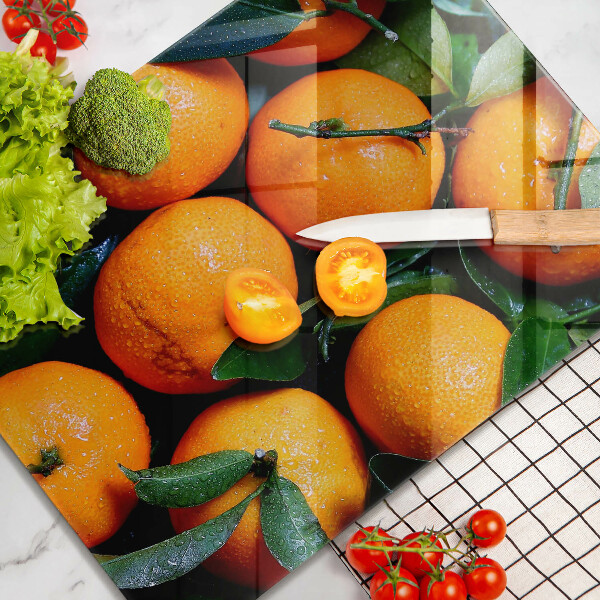 Kitchen countertop cover Fruit oranges