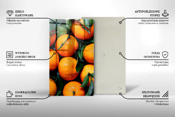 Kitchen countertop cover Fruit oranges