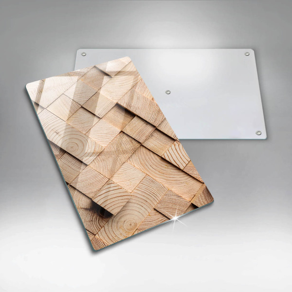 Worktop heat protector Wooden squares