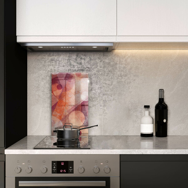 Glass worktop saver Abstract art