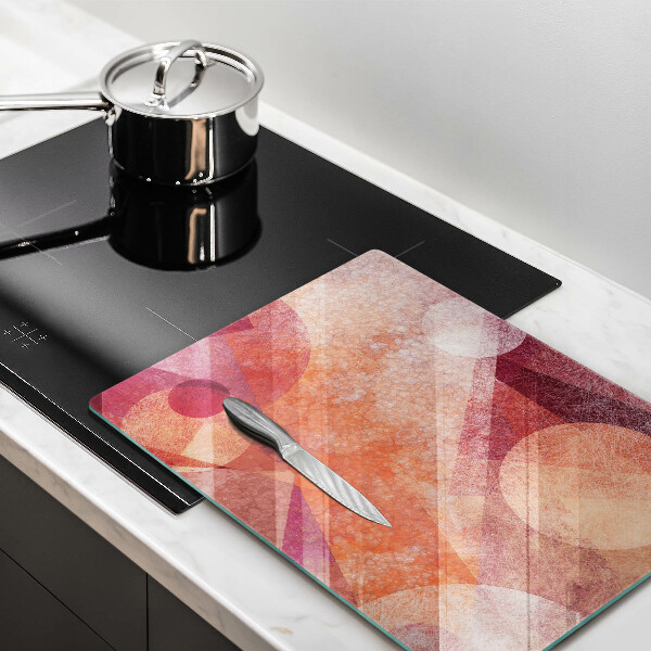 Glass worktop saver Abstract art