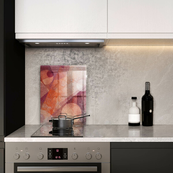 Glass worktop saver Abstract art