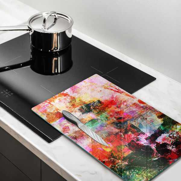 Glass worktop saver Paint abstraction