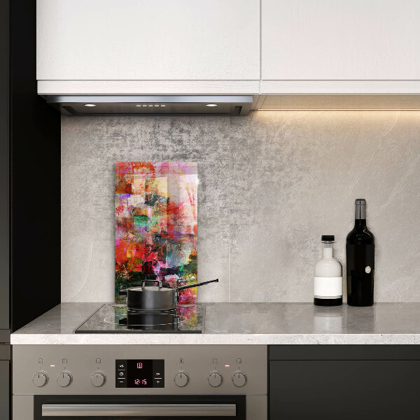 Glass worktop saver Paint abstraction