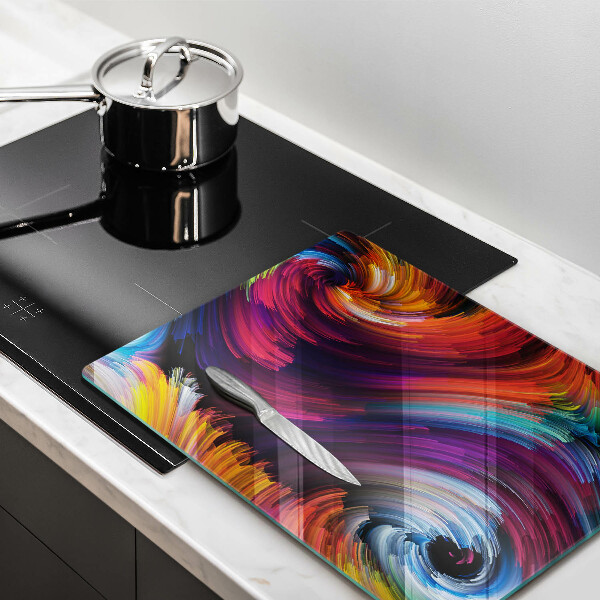 Glass worktop saver Colorful highlights