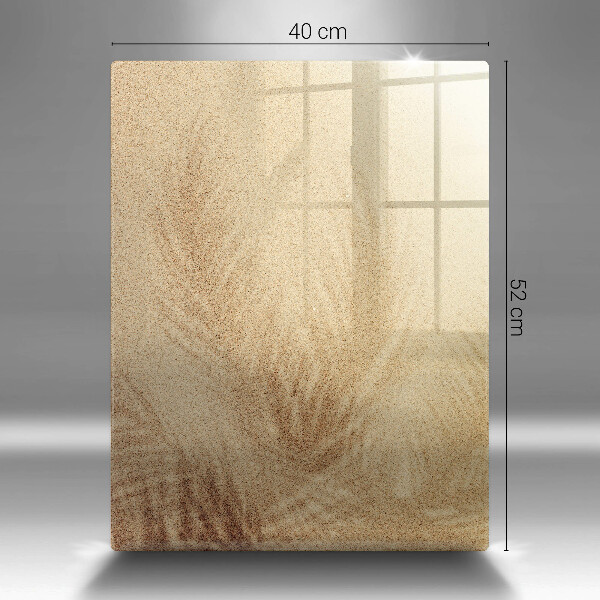 Glass worktop saver Beach sand and holidays