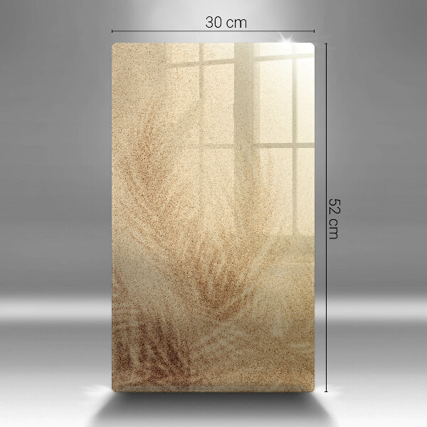 Glass worktop saver Beach sand and holidays