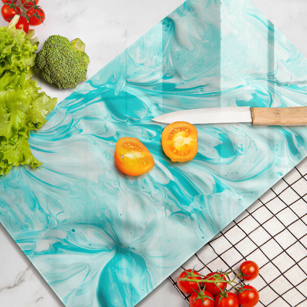 Glass worktop saver Paints abstraction