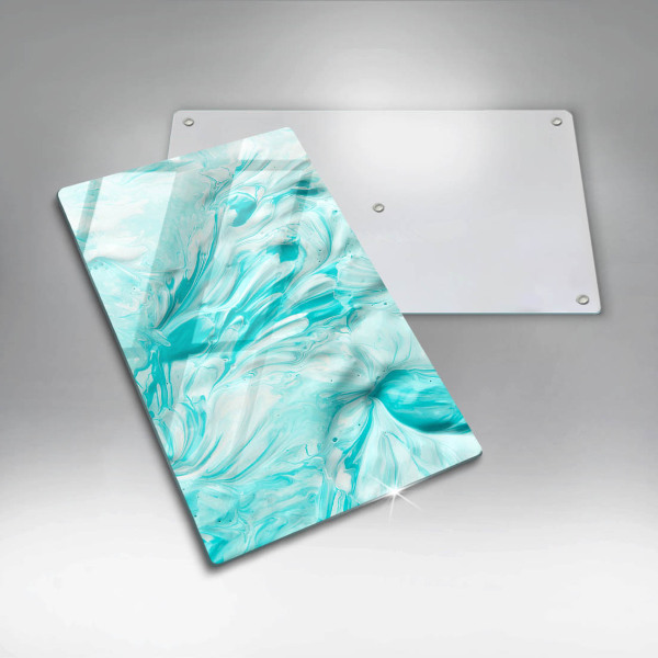 Glass worktop saver Paints abstraction