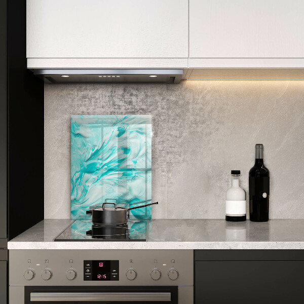 Glass worktop saver Paints abstraction