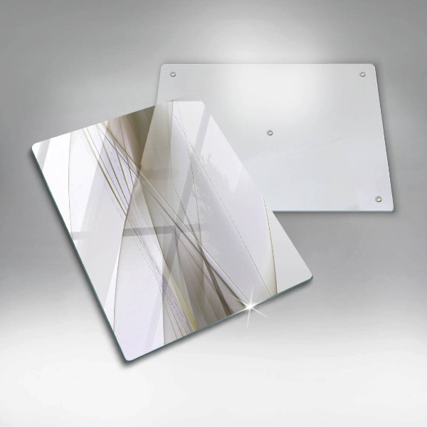 Glass worktop saver Abstraction Design lines