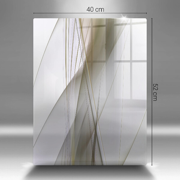 Glass worktop saver Abstraction Design lines