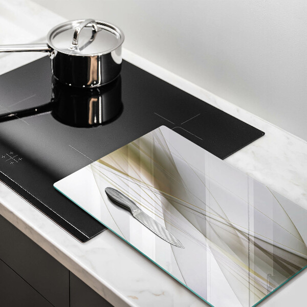 Glass worktop saver Abstraction Design lines