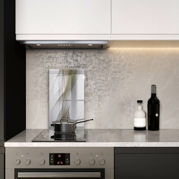Glass worktop saver Abstraction Design lines