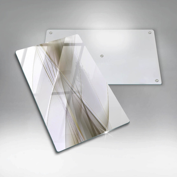 Glass worktop saver Abstraction Design lines