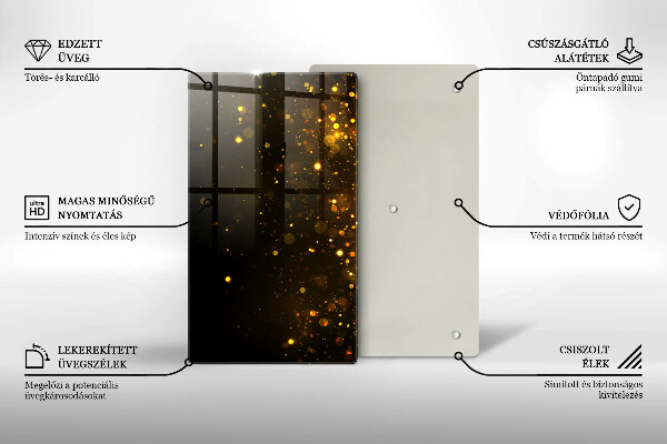 Kitchen countertop cover Golden glitter