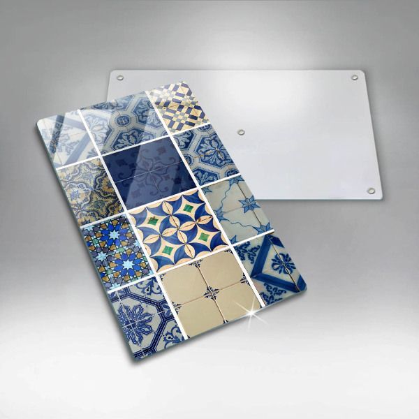 Glass worktop saver Decorative tiles