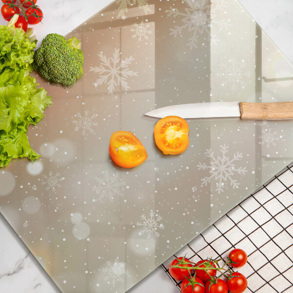 Kitchen countertop cover Snowflakes