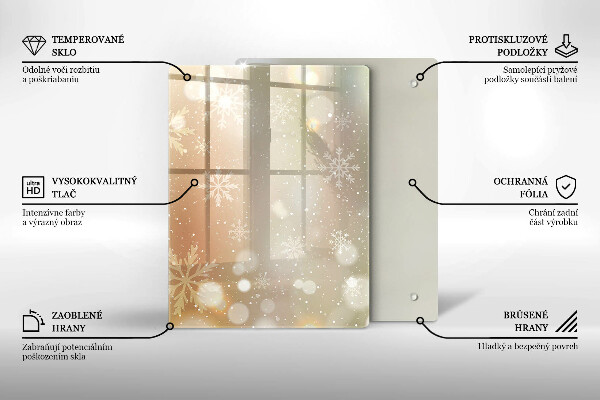 Kitchen countertop cover Snowflakes