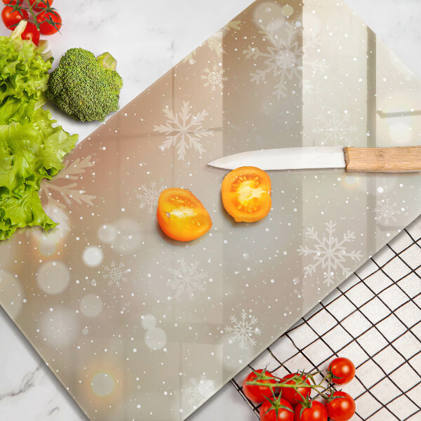 Kitchen countertop cover Snowflakes