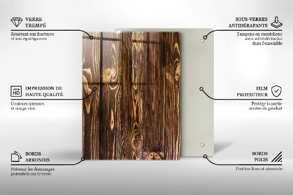 Kitchen countertop cover Wood texture