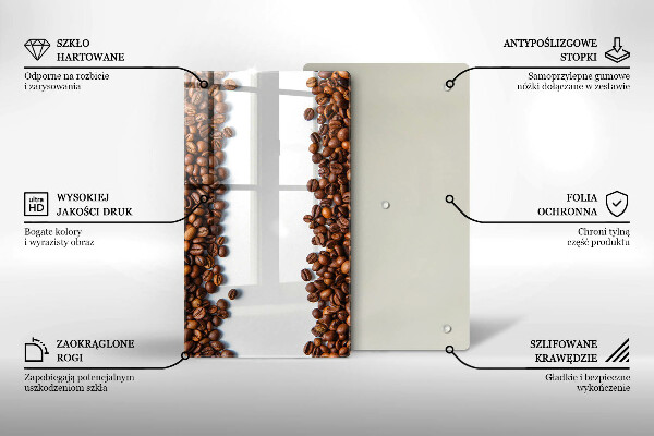 Glass worktop saver Grain coffee
