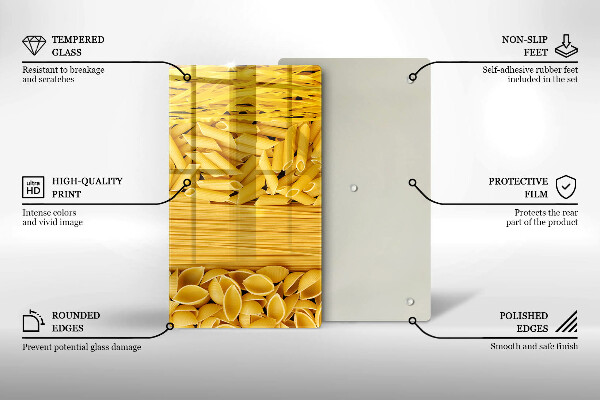 Glass worktop saver Pasta