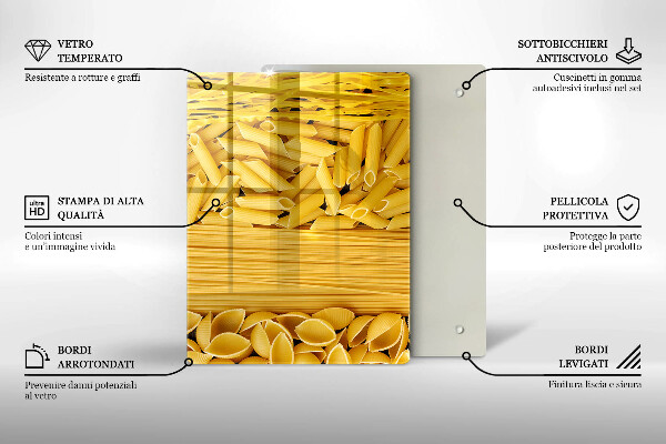 Glass worktop saver Pasta