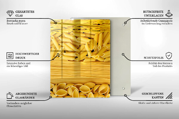 Glass worktop saver Pasta