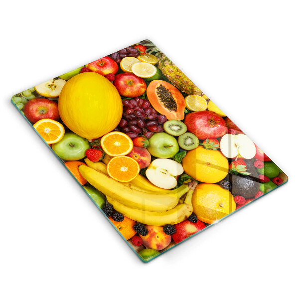 Glass worktop saver Fruit collection