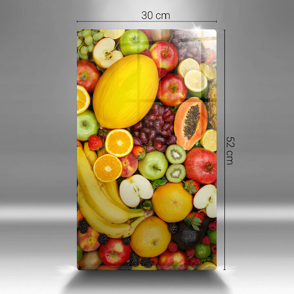 Glass worktop saver Fruit collection