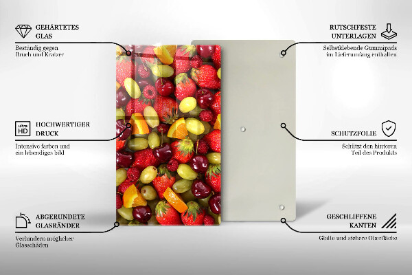 Work surface savers Summer fruits