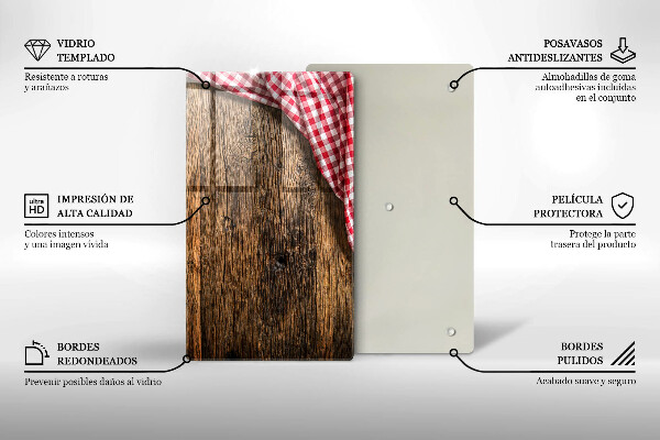 Work surface savers Wooden table