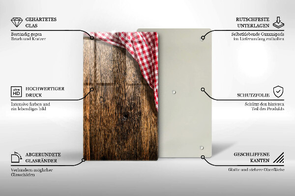 Work surface savers Wooden table