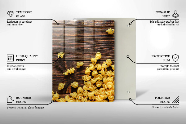 Work surface savers Pasta on a table