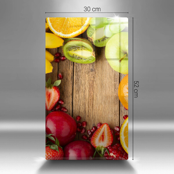 Glass worktop saver Fresh fruit