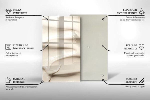 Glass worktop saver Ice cream