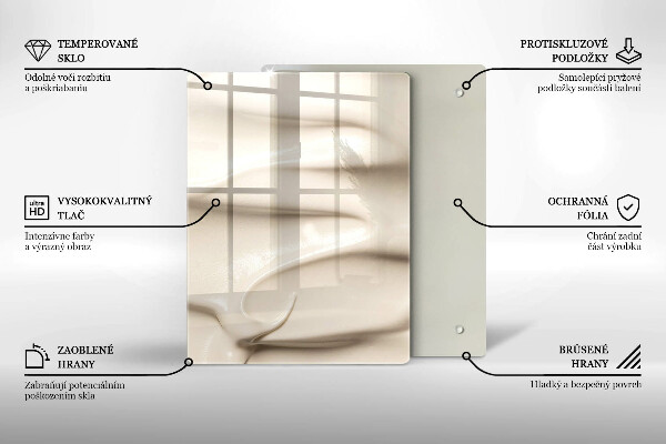 Glass worktop saver Ice cream