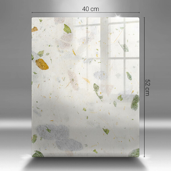 Glass worktop saver Falling leaves