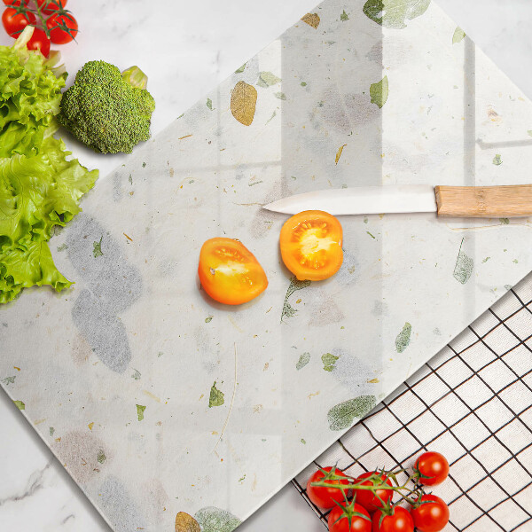 Glass worktop saver Falling leaves