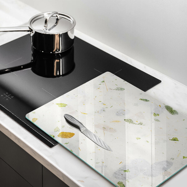 Glass worktop saver Falling leaves