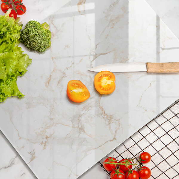 Glass worktop saver Elegant stone marble