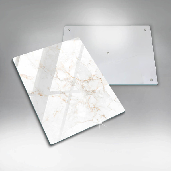 Glass worktop saver Elegant stone marble