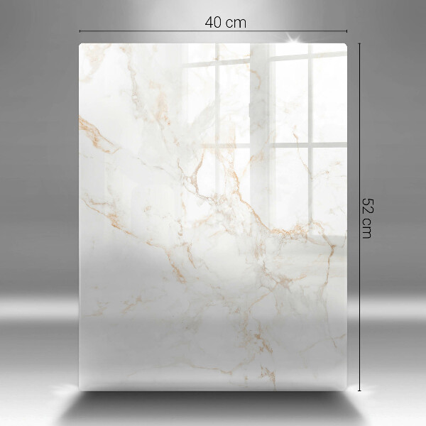 Glass worktop saver Elegant stone marble