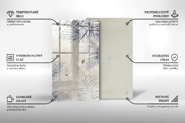 Kitchen countertop cover Subtle leaves