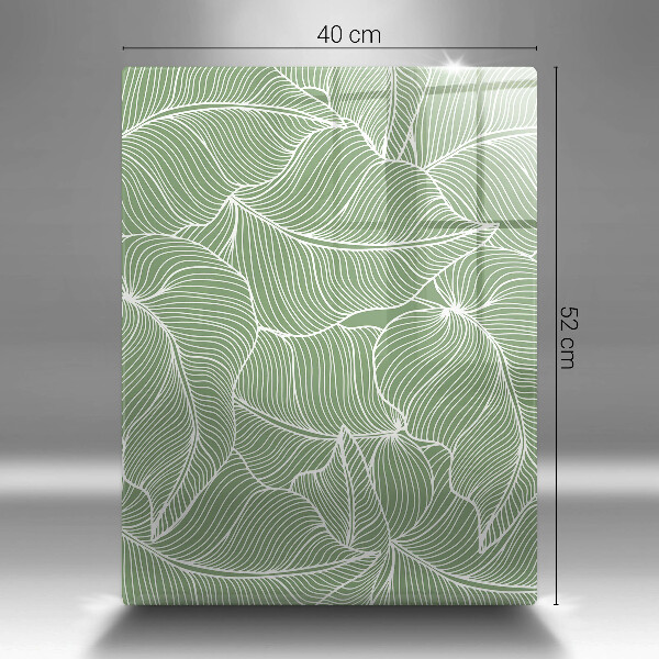 Kitchen countertop cover Linear leaves