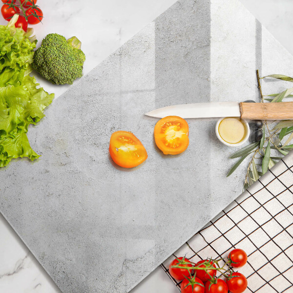 Glass worktop saver Olives on concrete